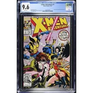🔑🔥X-Men Adventures #1, CGC 9.6, White Pages 106005